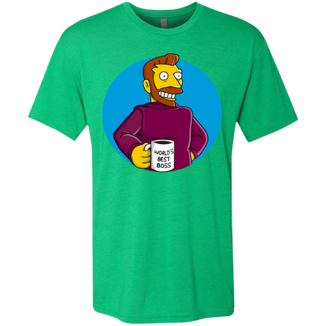 T-Shirts Envy / S The Best Boss Men's Triblend T-Shirt