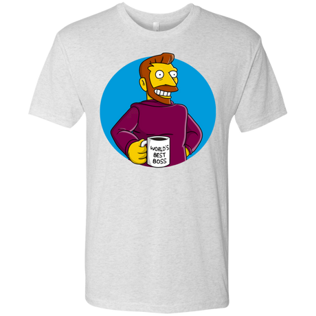 T-Shirts Heather White / S The Best Boss Men's Triblend T-Shirt