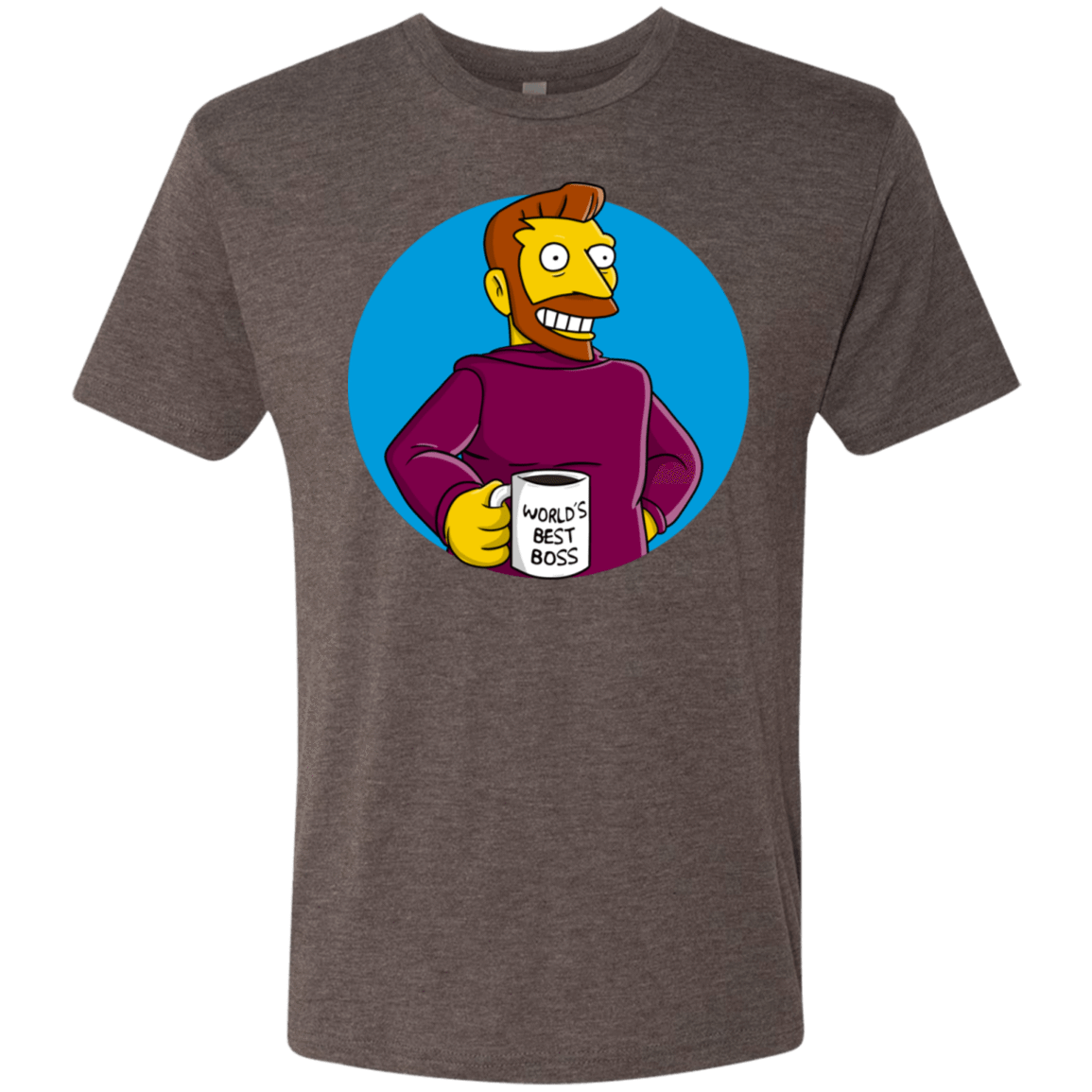 T-Shirts Macchiato / S The Best Boss Men's Triblend T-Shirt