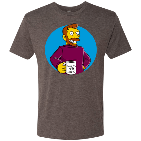 T-Shirts Macchiato / S The Best Boss Men's Triblend T-Shirt