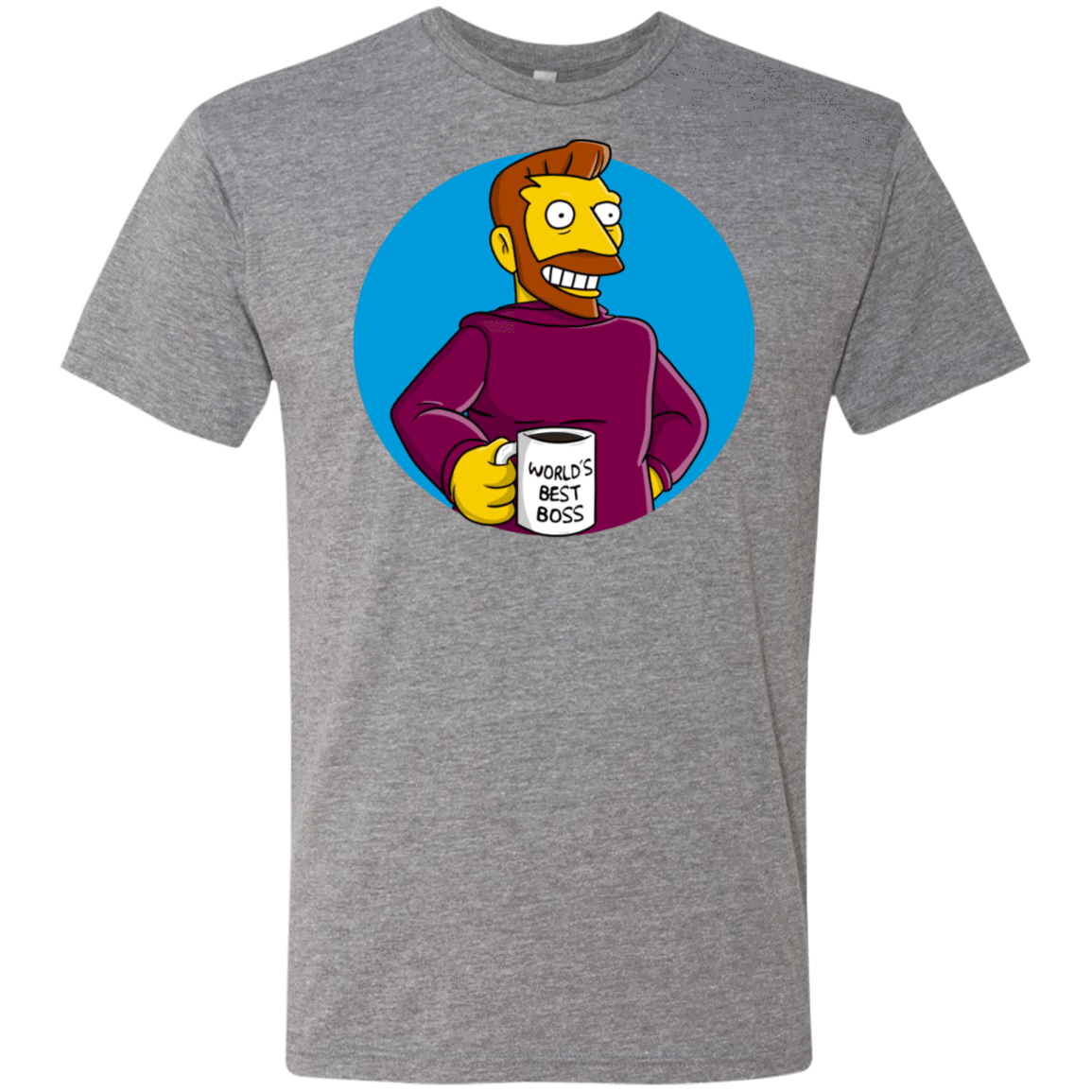 T-Shirts Premium Heather / S The Best Boss Men's Triblend T-Shirt