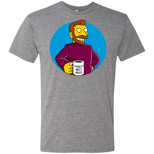 T-Shirts Premium Heather / S The Best Boss Men's Triblend T-Shirt
