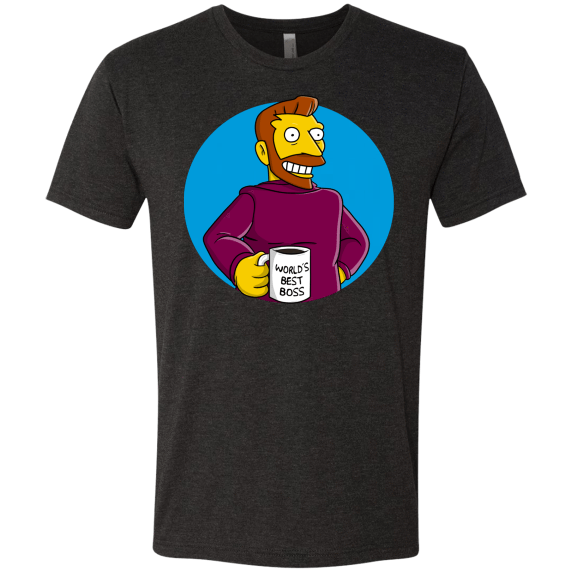 T-Shirts Vintage Black / S The Best Boss Men's Triblend T-Shirt