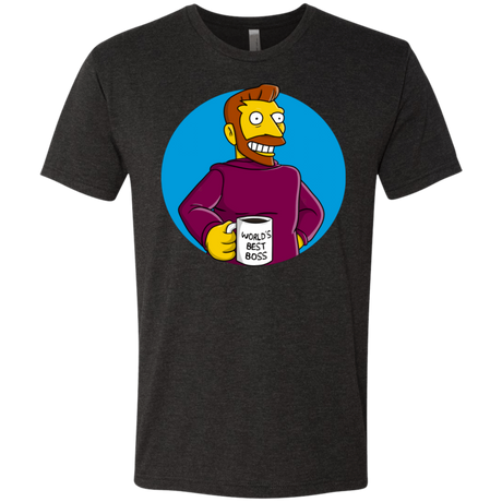 T-Shirts Vintage Black / S The Best Boss Men's Triblend T-Shirt