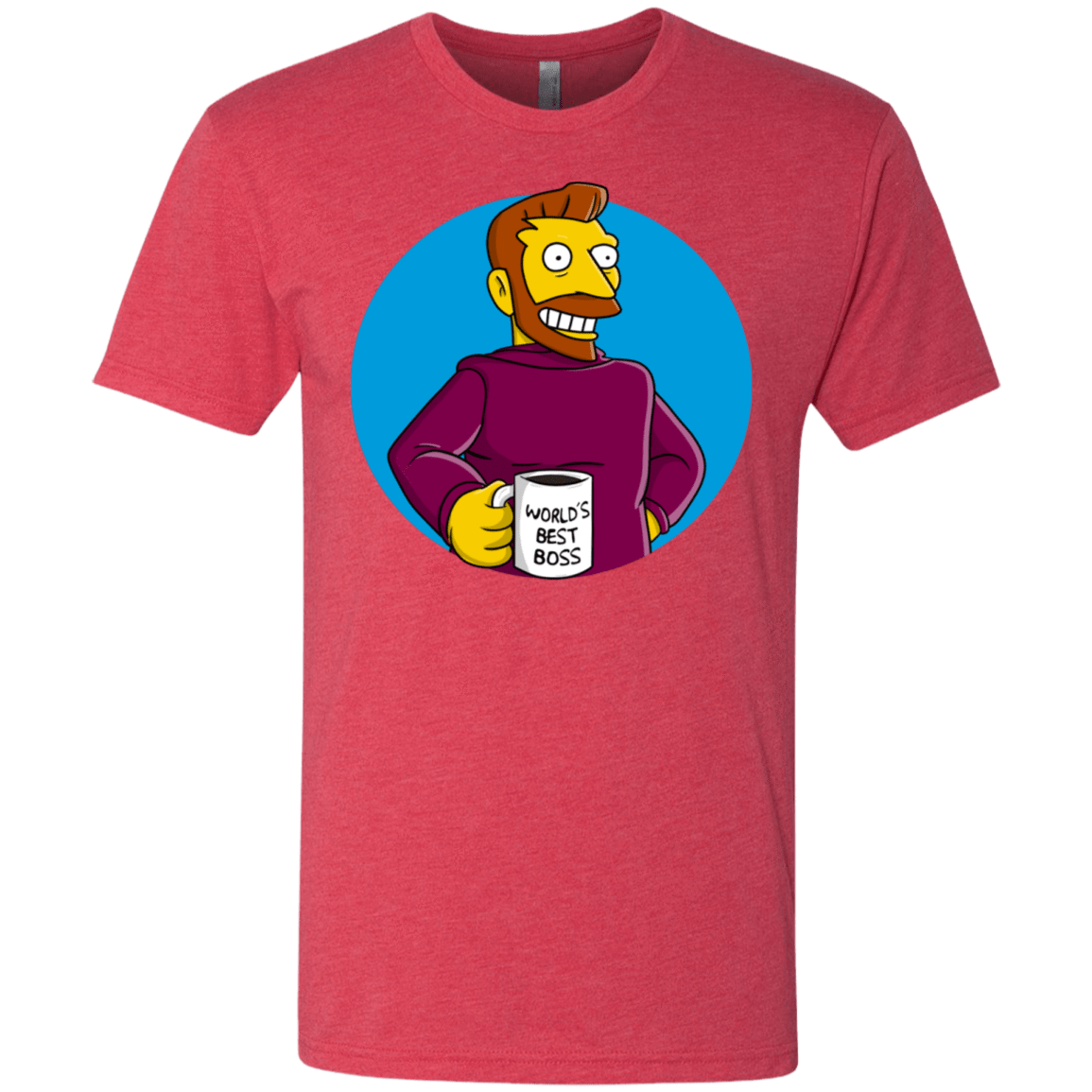 T-Shirts Vintage Red / S The Best Boss Men's Triblend T-Shirt