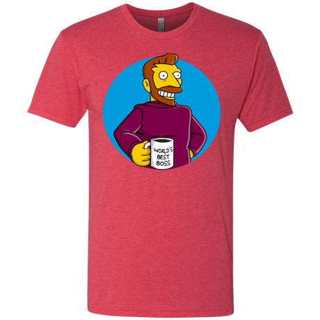 T-Shirts Vintage Red / S The Best Boss Men's Triblend T-Shirt