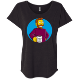 T-Shirts Vintage Black / X-Small The Best Boss Triblend Dolman Sleeve