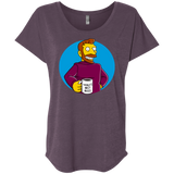 T-Shirts Vintage Purple / X-Small The Best Boss Triblend Dolman Sleeve