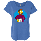 T-Shirts Vintage Royal / X-Small The Best Boss Triblend Dolman Sleeve