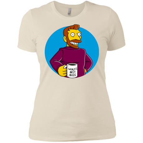 T-Shirts Ivory/ / X-Small The Best Boss Women's Premium T-Shirt