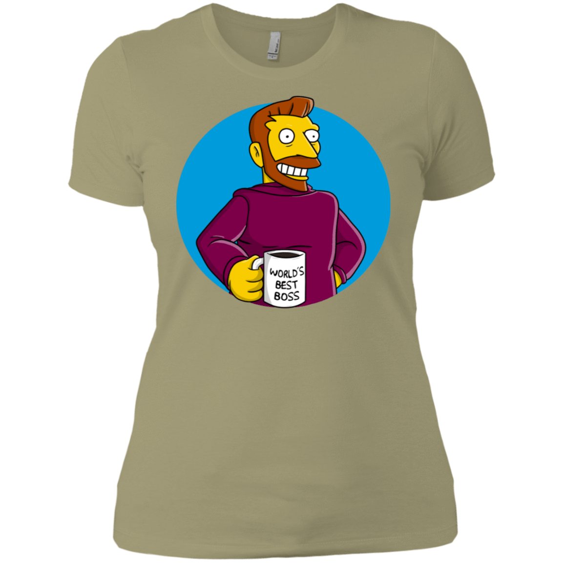 T-Shirts Light Olive / X-Small The Best Boss Women's Premium T-Shirt