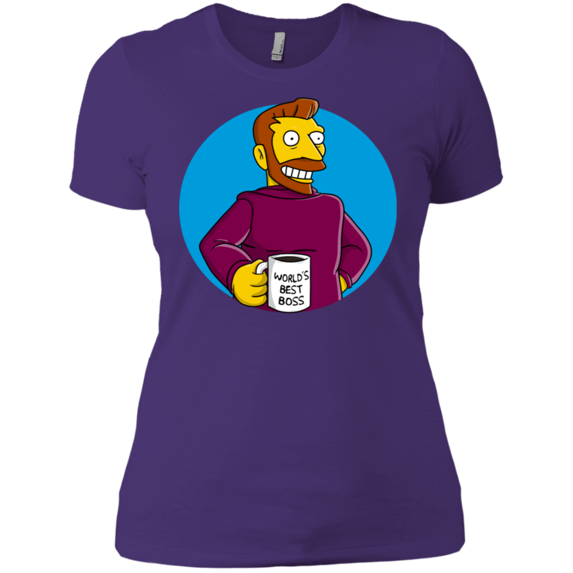 T-Shirts Purple Rush/ / X-Small The Best Boss Women's Premium T-Shirt