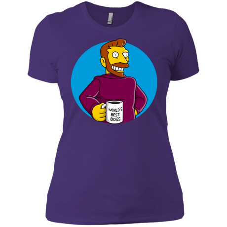 T-Shirts Purple Rush/ / X-Small The Best Boss Women's Premium T-Shirt