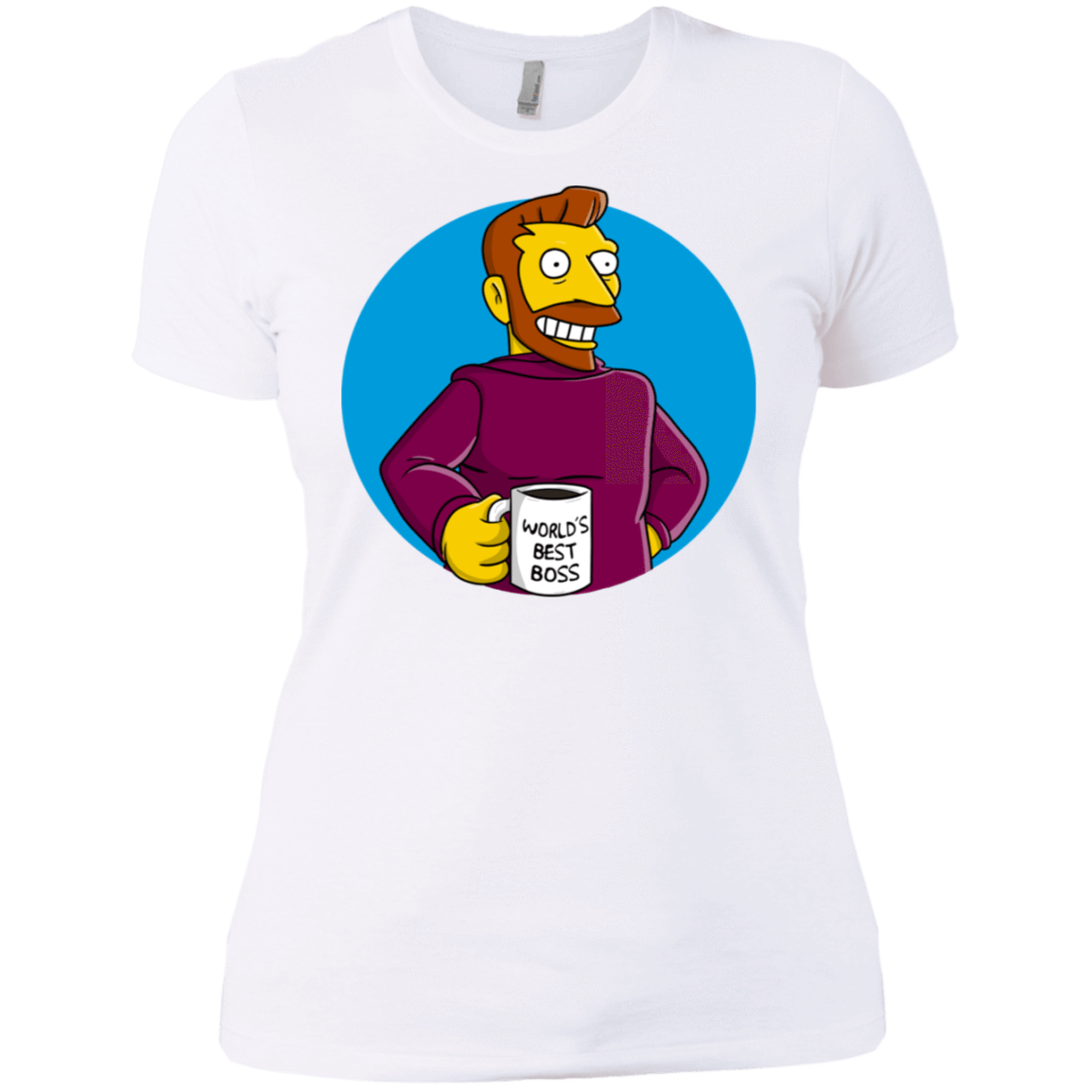 T-Shirts White / X-Small The Best Boss Women's Premium T-Shirt