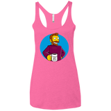 T-Shirts Vintage Pink / X-Small The Best Boss Women's Triblend Racerback Tank