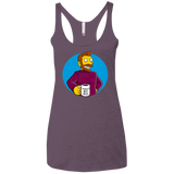 T-Shirts Vintage Purple / X-Small The Best Boss Women's Triblend Racerback Tank