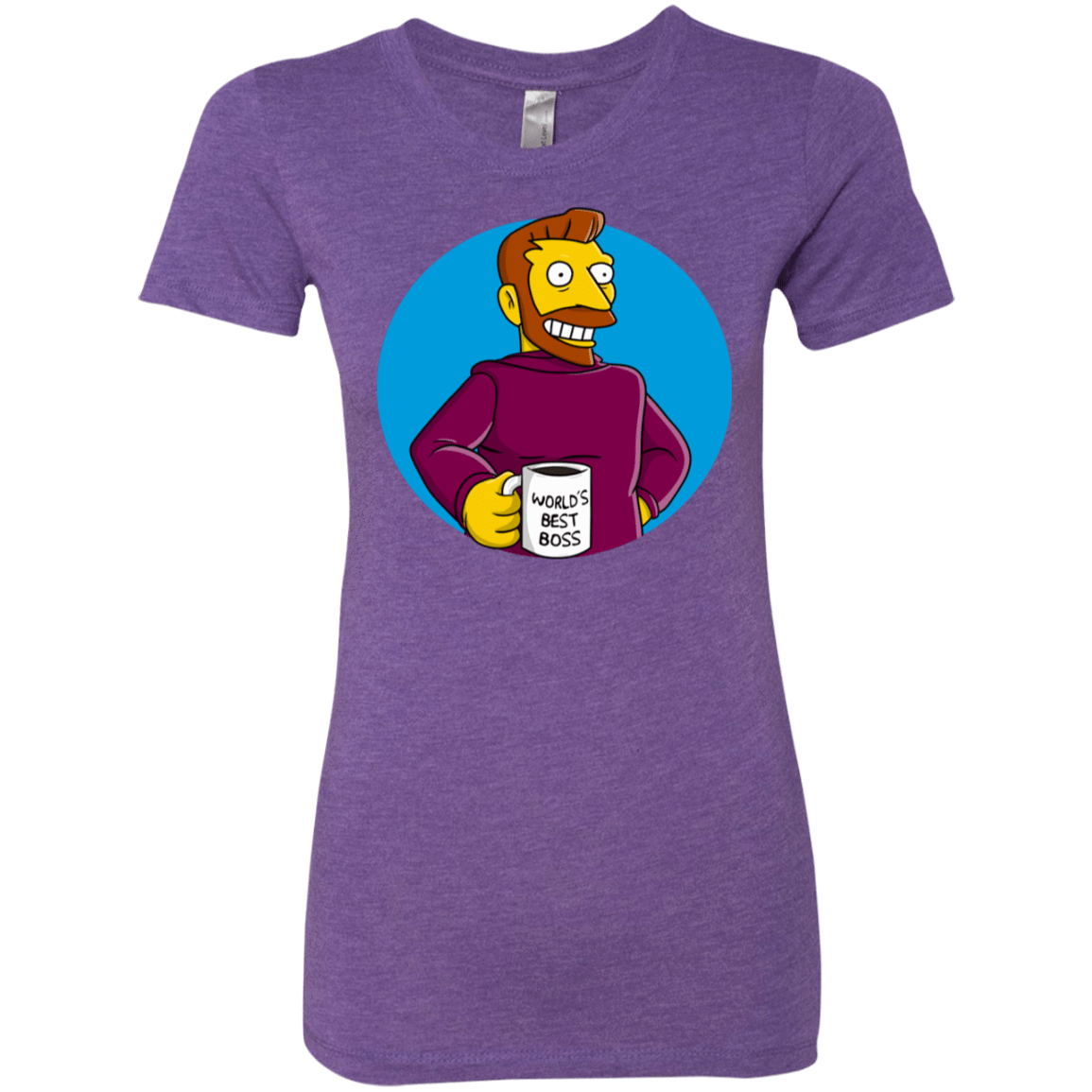 T-Shirts Purple Rush / S The Best Boss Women's Triblend T-Shirt