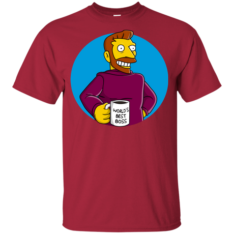 T-Shirts Cardinal / YXS The Best Boss Youth T-Shirt