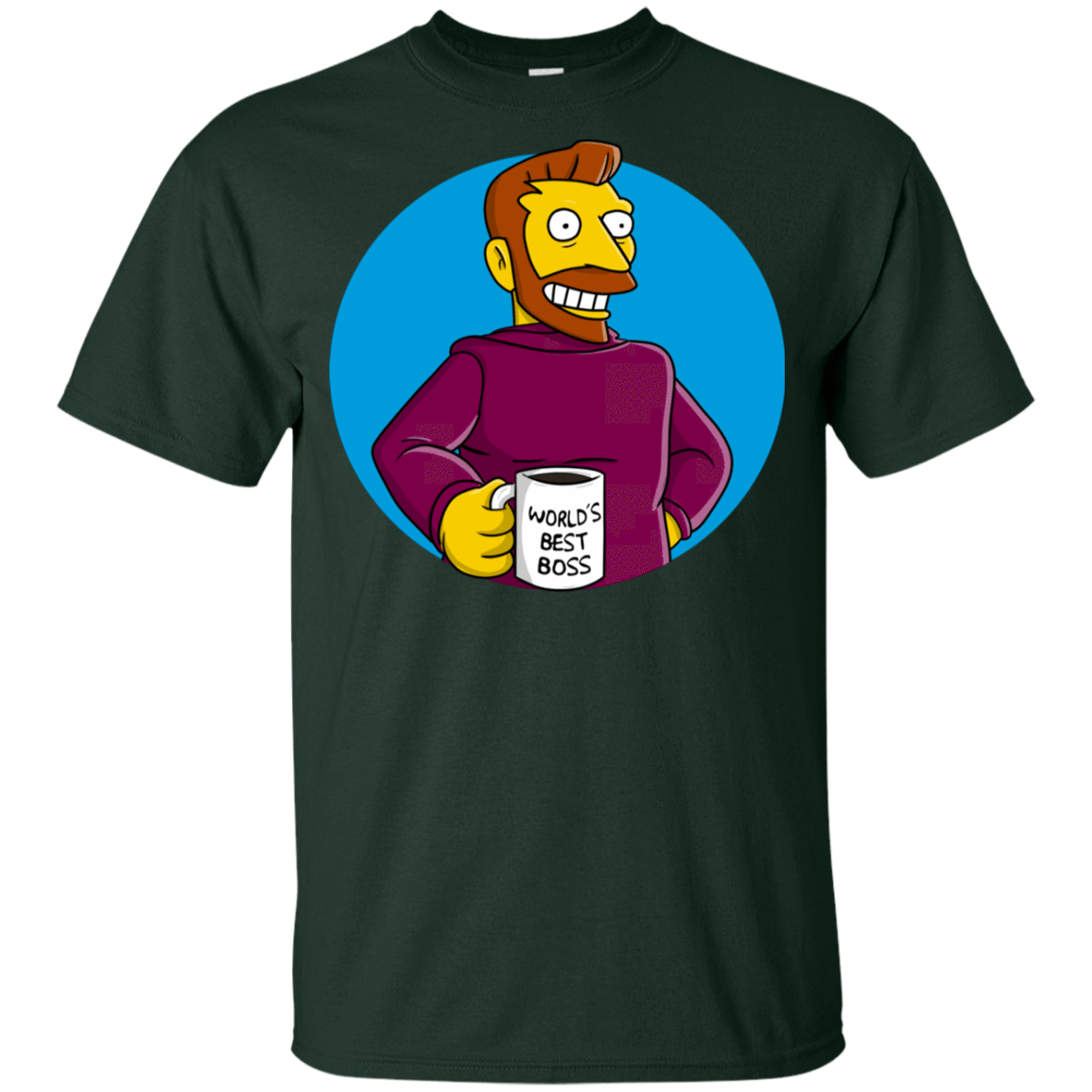 T-Shirts Forest / YXS The Best Boss Youth T-Shirt