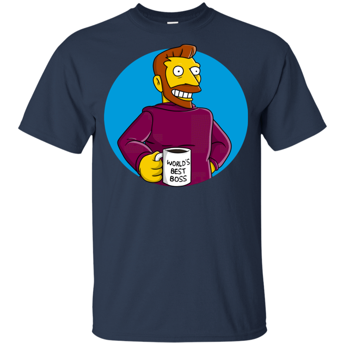 T-Shirts Navy / YXS The Best Boss Youth T-Shirt