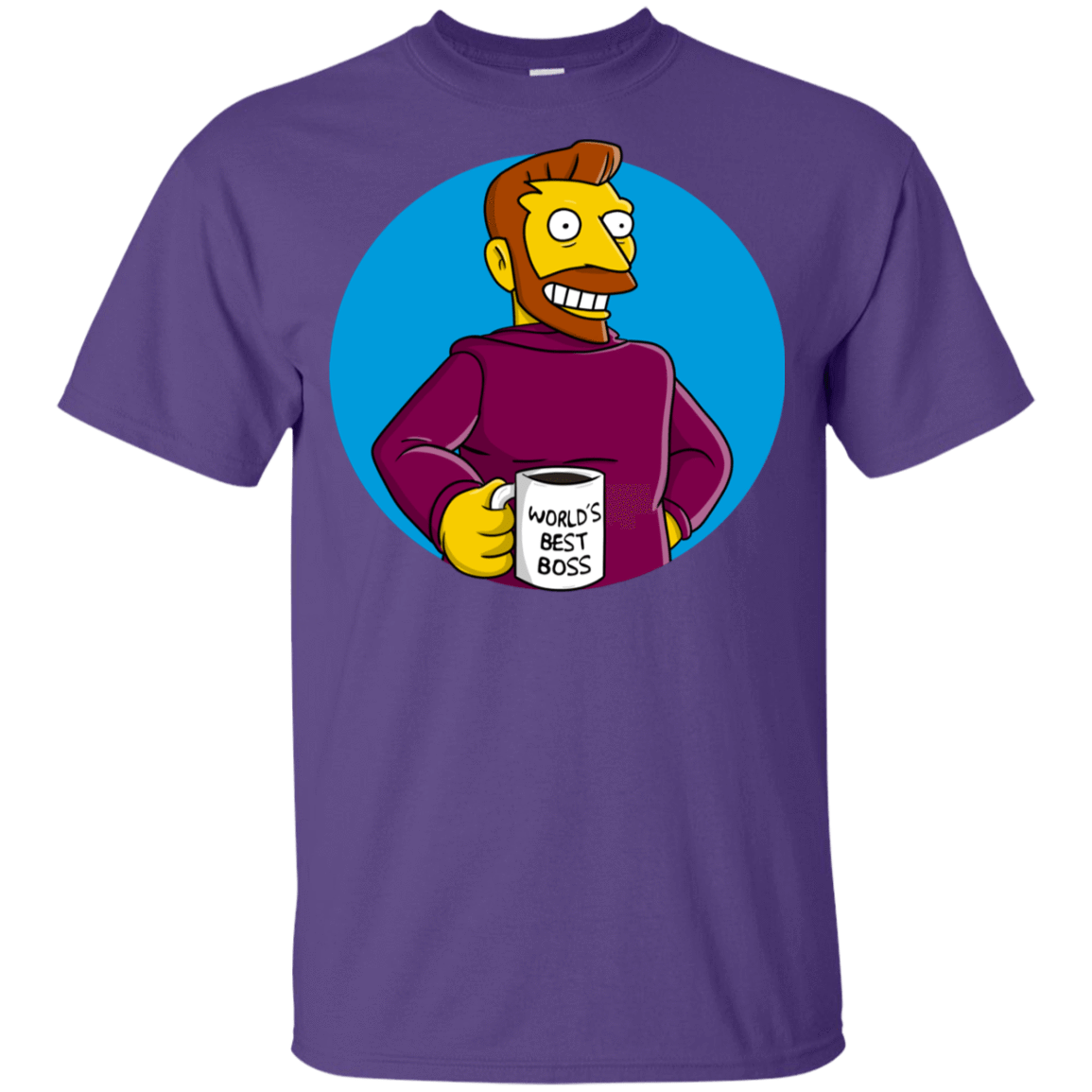 T-Shirts Purple / YXS The Best Boss Youth T-Shirt