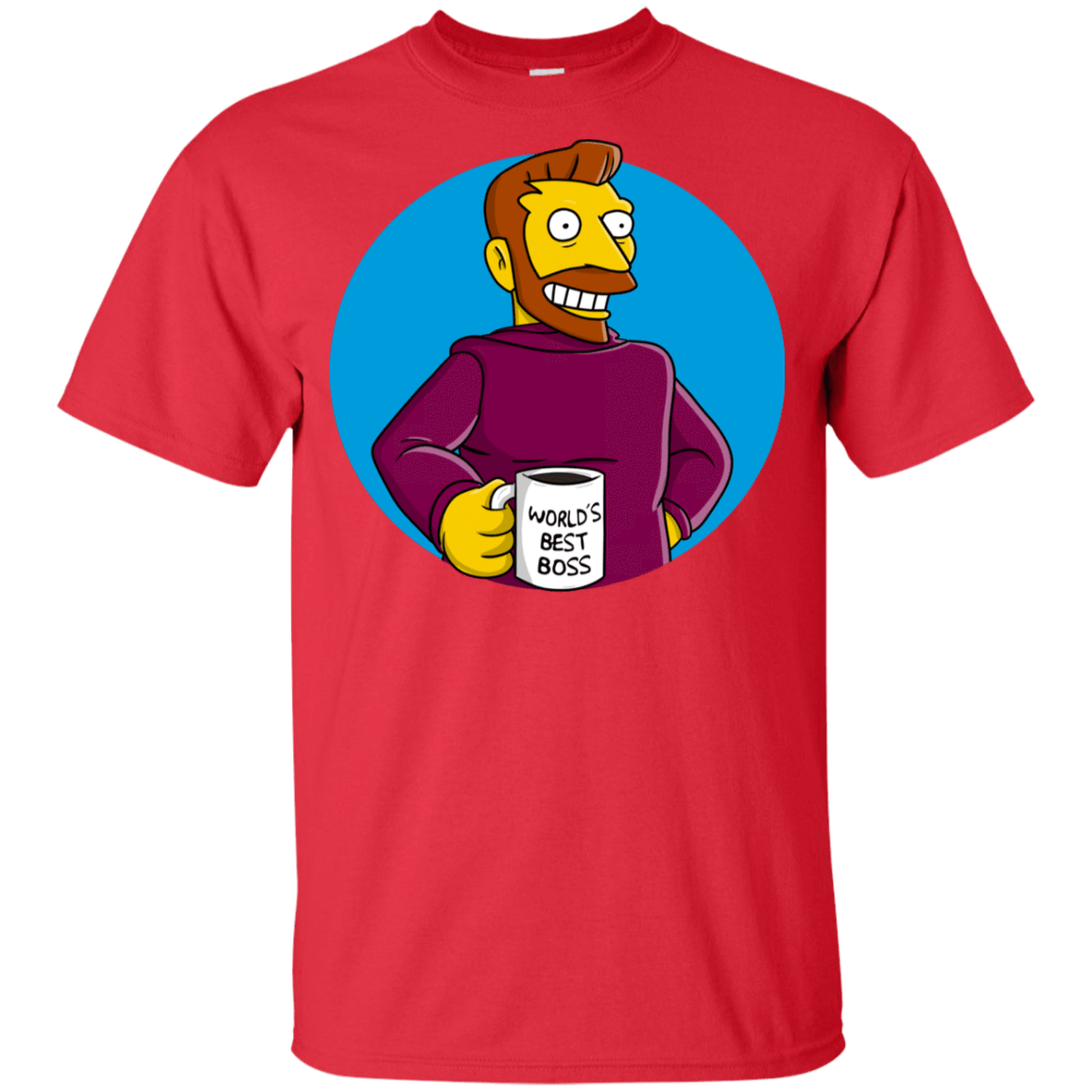 T-Shirts Red / YXS The Best Boss Youth T-Shirt