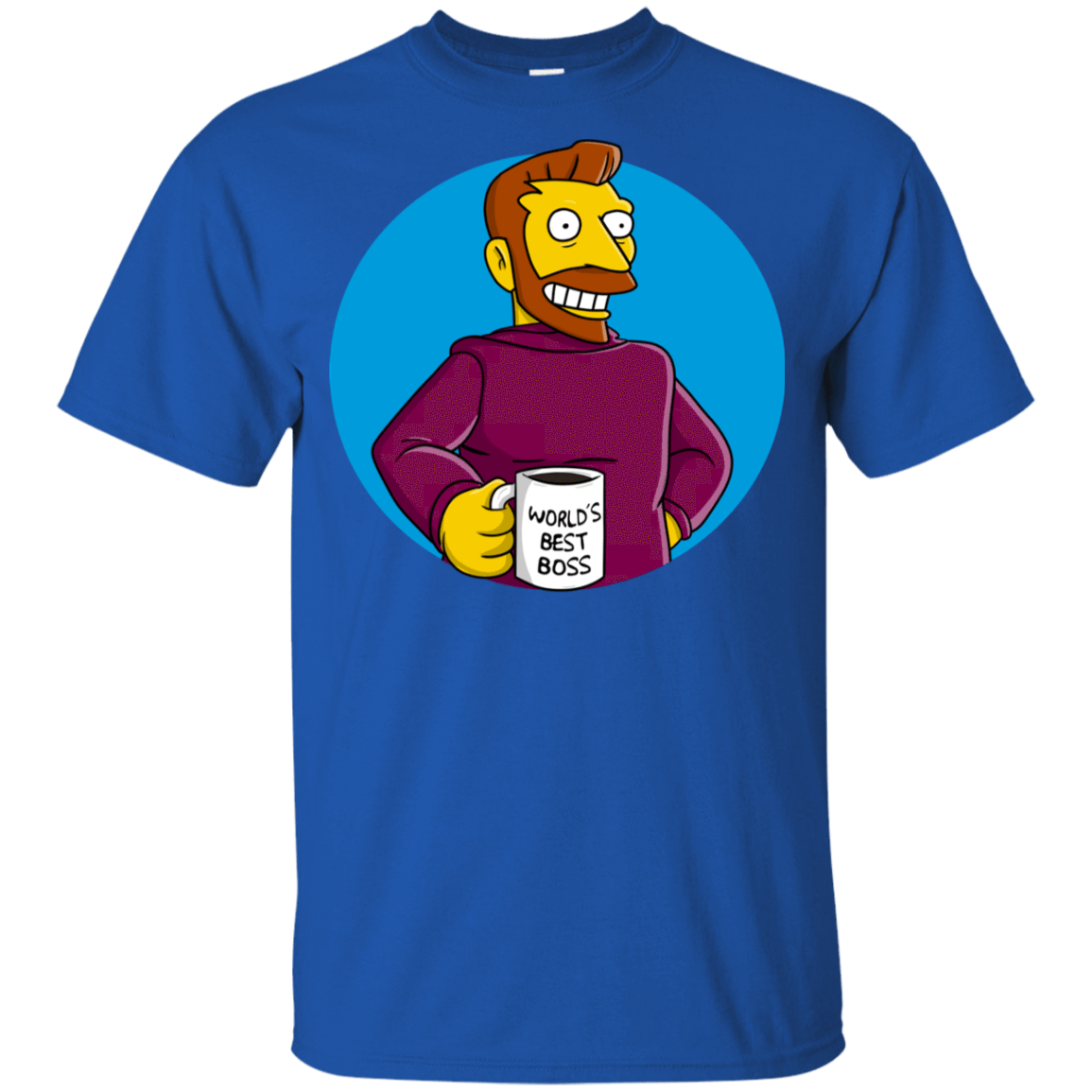 T-Shirts Royal / YXS The Best Boss Youth T-Shirt