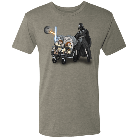 T-Shirts Venetian Grey / S The Best Father Men's Triblend T-Shirt