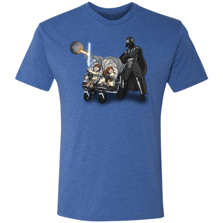 T-Shirts Vintage Royal / S The Best Father Men's Triblend T-Shirt