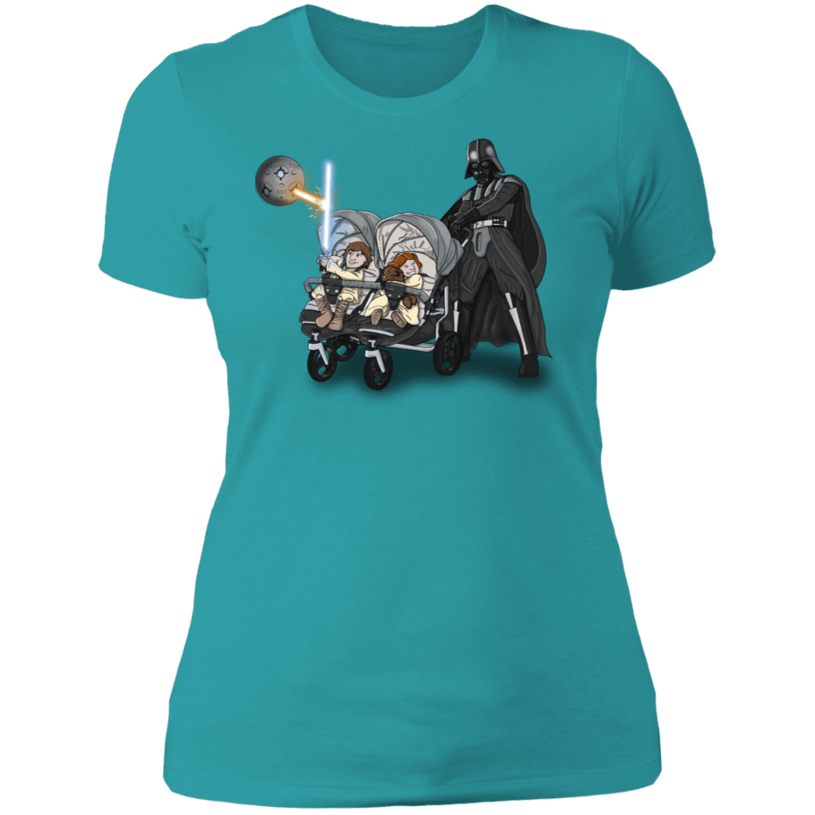 T-Shirts Tahiti Blue / S The Best Father Women's Premium T-Shirt