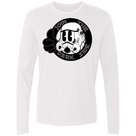 T-Shirts White / Small The Best Side Men's Premium Long Sleeve