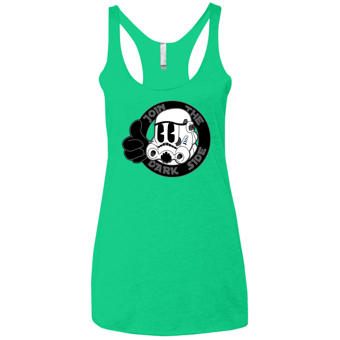 T-Shirts Envy / X-Small The Best Side Women's Triblend Racerback Tank