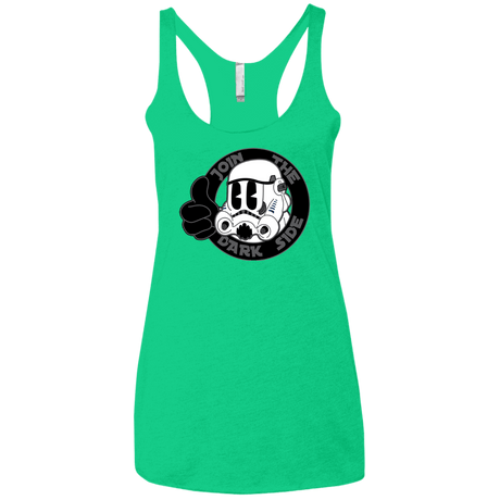 T-Shirts Envy / X-Small The Best Side Women's Triblend Racerback Tank