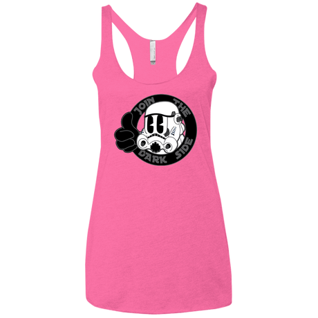 T-Shirts Vintage Pink / X-Small The Best Side Women's Triblend Racerback Tank