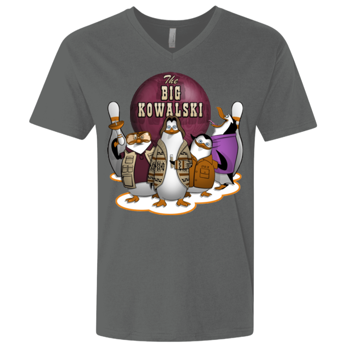 T-Shirts Heavy Metal / X-Small The Big Kowalski Men's Premium V-Neck