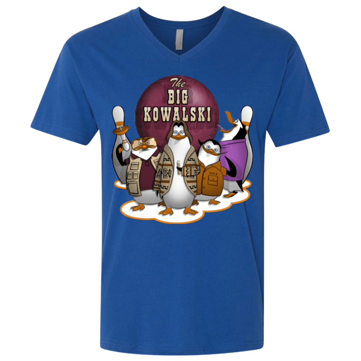 T-Shirts Royal / X-Small The Big Kowalski Men's Premium V-Neck