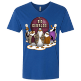 T-Shirts Royal / X-Small The Big Kowalski Men's Premium V-Neck