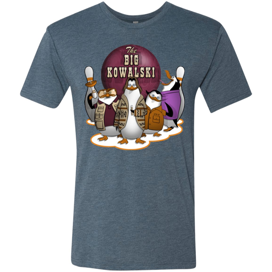 T-Shirts Indigo / Small The Big Kowalski Men's Triblend T-Shirt