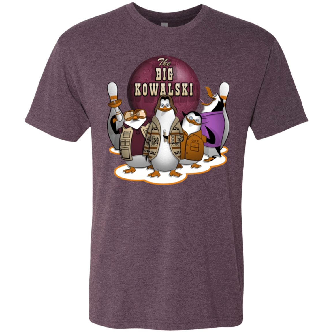 T-Shirts Vintage Purple / Small The Big Kowalski Men's Triblend T-Shirt
