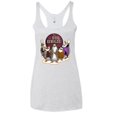 T-Shirts Heather White / X-Small The Big Kowalski Women's Triblend Racerback Tank