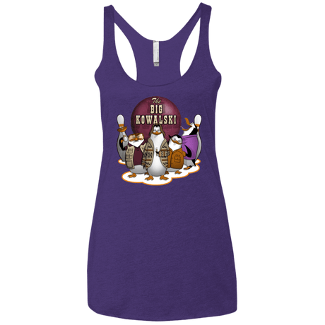 T-Shirts Purple / X-Small The Big Kowalski Women's Triblend Racerback Tank