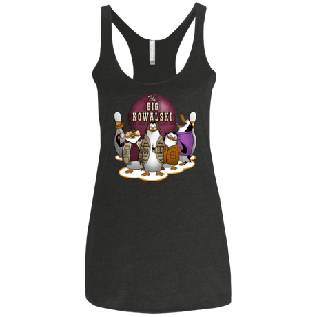 T-Shirts Vintage Black / X-Small The Big Kowalski Women's Triblend Racerback Tank