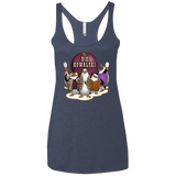 T-Shirts Vintage Navy / X-Small The Big Kowalski Women's Triblend Racerback Tank