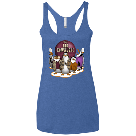 T-Shirts Vintage Royal / X-Small The Big Kowalski Women's Triblend Racerback Tank