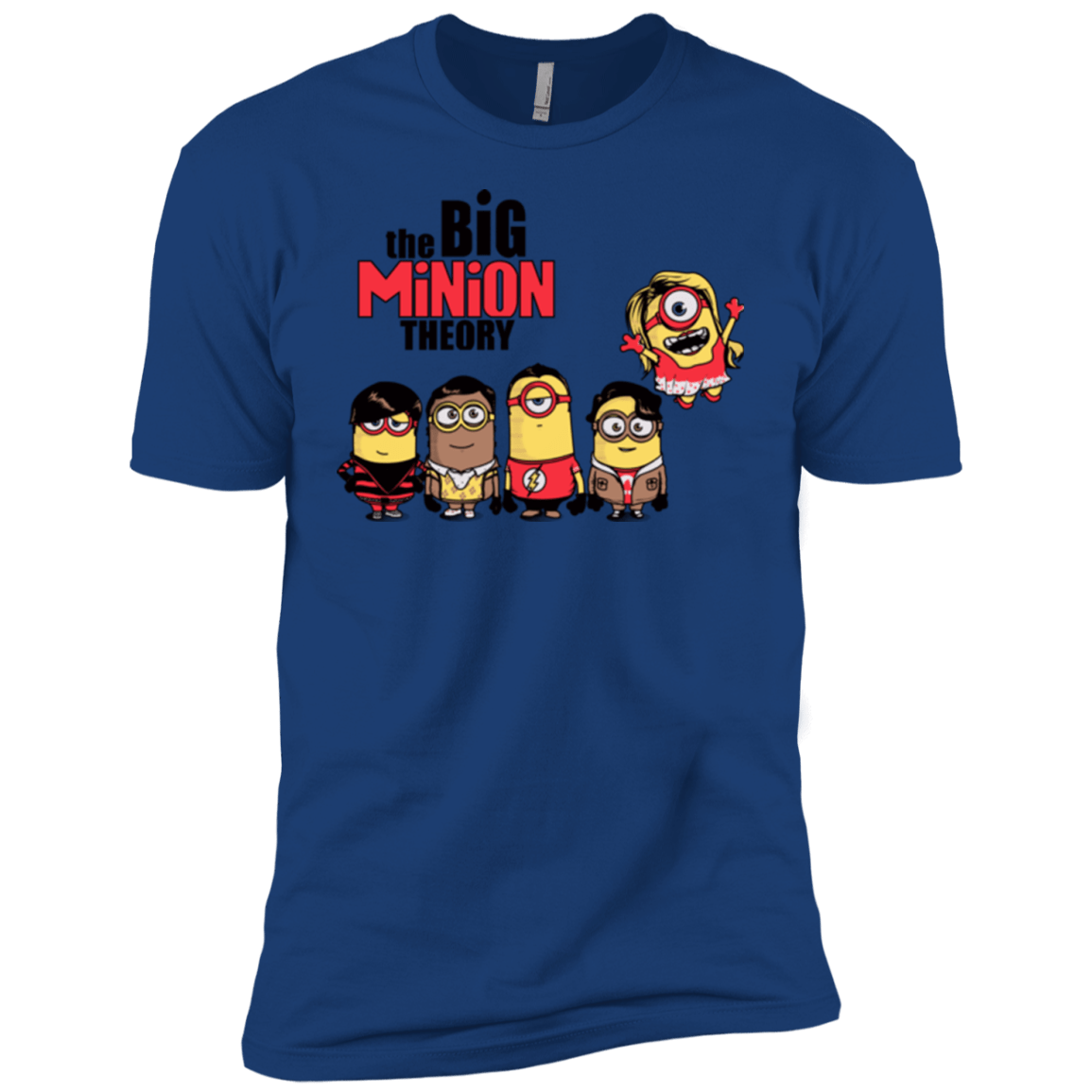 T-Shirts Royal / YXS THE BIG MINION THEORY Boys Premium T-Shirt