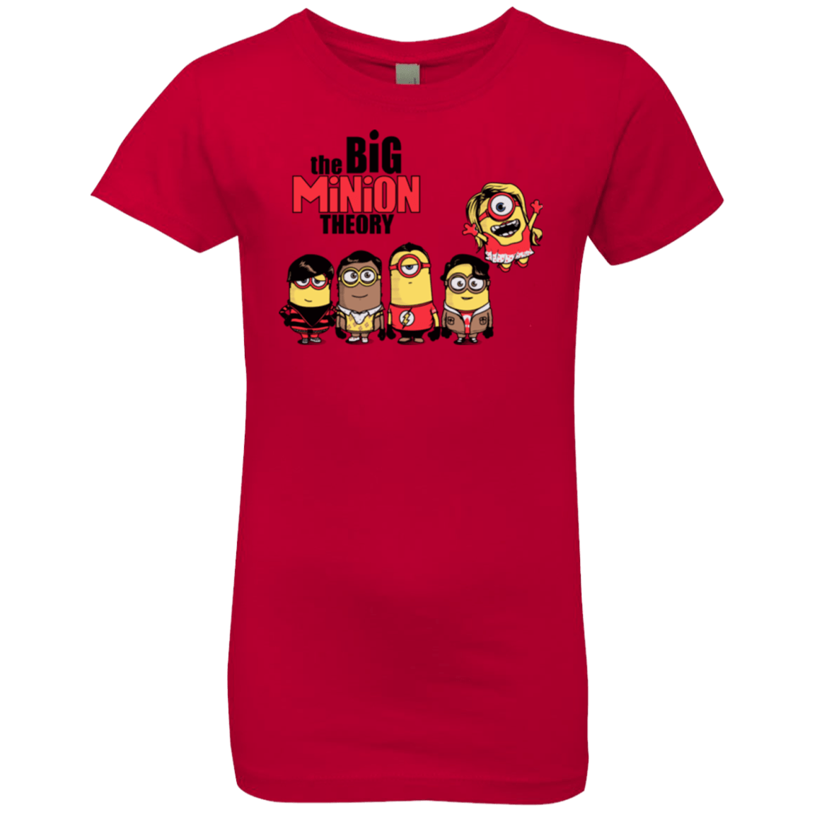 THE BIG MINION THEORY Girls Premium T-Shirt