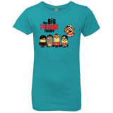 T-Shirts Tahiti Blue / YXS THE BIG MINION THEORY Girls Premium T-Shirt