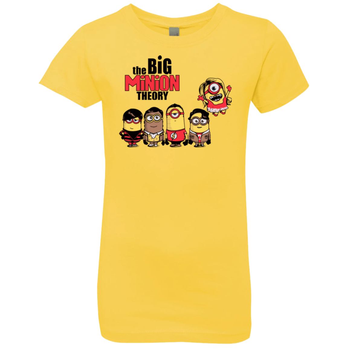 THE BIG MINION THEORY Girls Premium T-Shirt