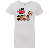 T-Shirts White / YXS THE BIG MINION THEORY Girls Premium T-Shirt