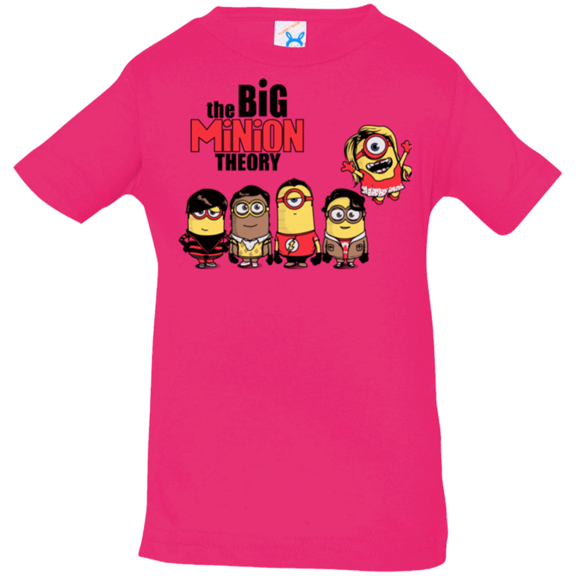 T-Shirts Hot Pink / 6 Months THE BIG MINION THEORY Infant Premium T-Shirt